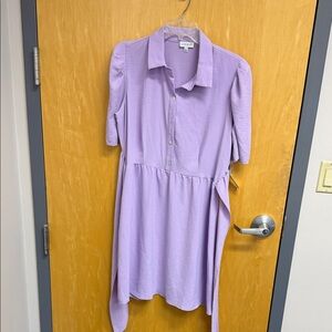 Luxology Lavender Midi Dress